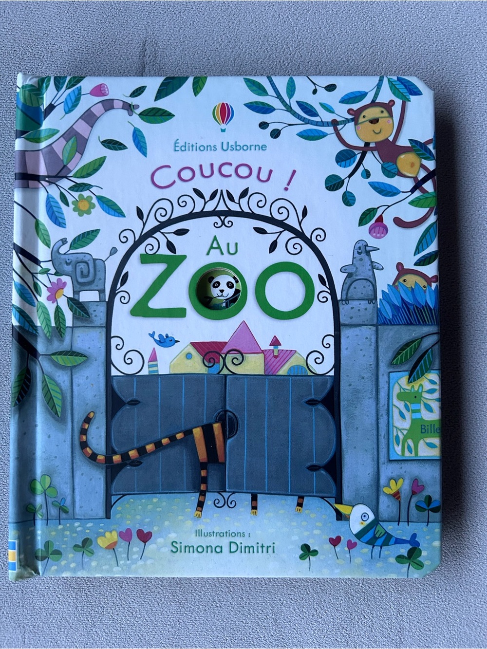 FRENCH ~ Coucou! Au zoo ~ Editions Usborne ~ Brand New!